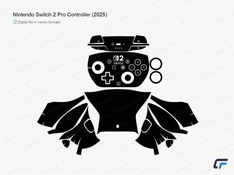 Nintendo Switch 2 Pro Controller (2025) Cut File Template