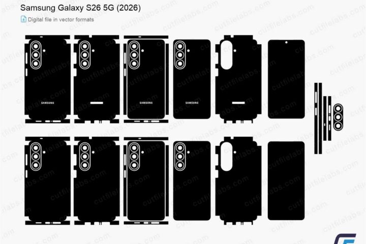 Samsung Galaxy S26 5G (2026) Cut File Template