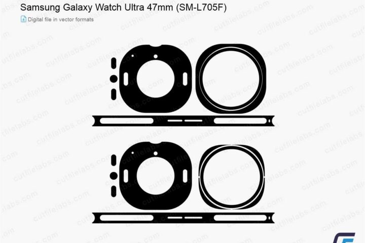 Samsung Galaxy Watch Ultra 47mm (SM-L705F) (2024) Cut File Template