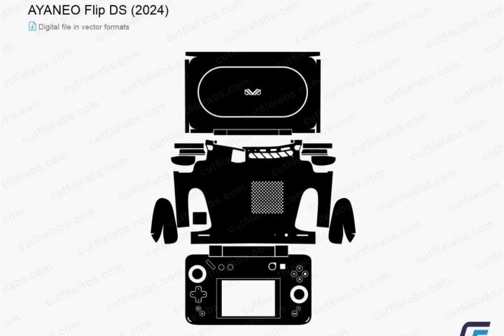 AYANEO Flip DS (2024) Cut File Template