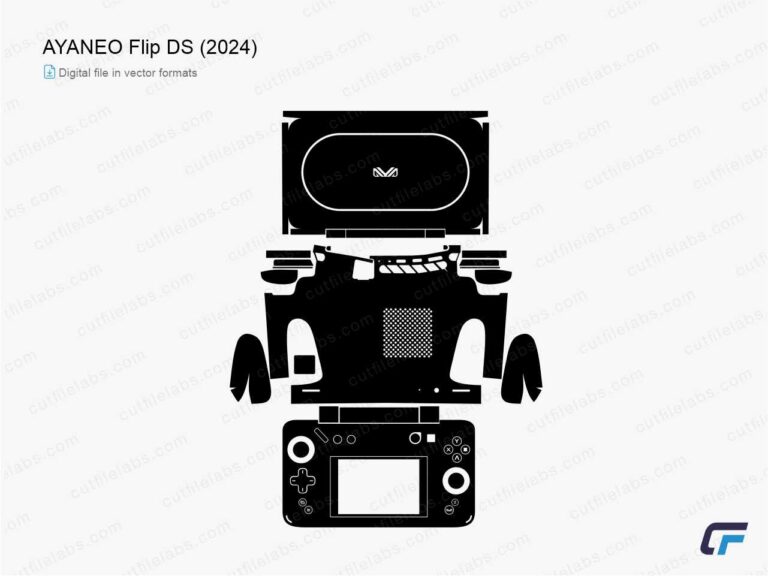 AYANEO Flip DS (2024) Cut File Template