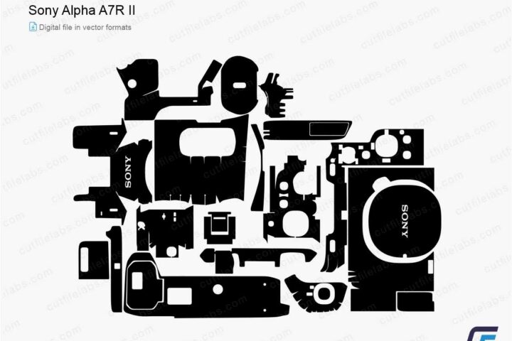 Sony Alpha A7R II (2015) Cut File Template