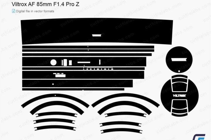 Viltrox AF 85mm F1.4 Pro Z (2025) Cut File Template