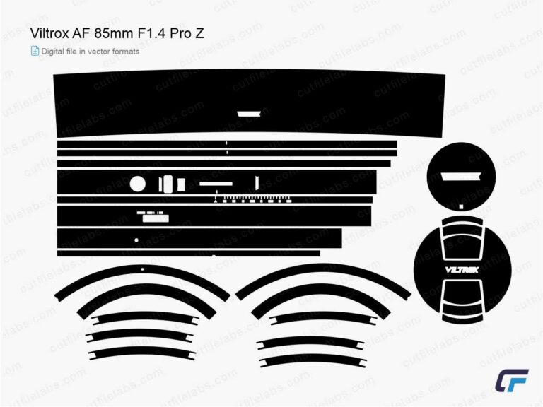 Viltrox AF 85mm F1.4 Pro Z (2025) Cut File Template