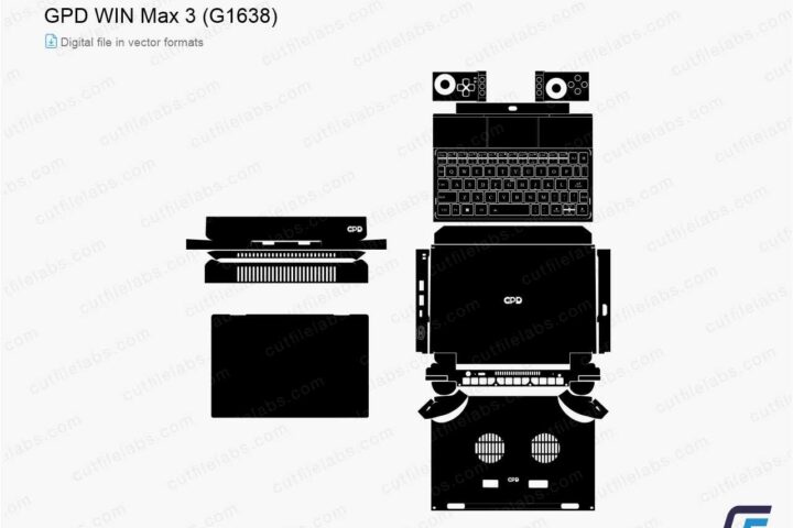 GPD WIN Max 3 (2026) Cut File Template