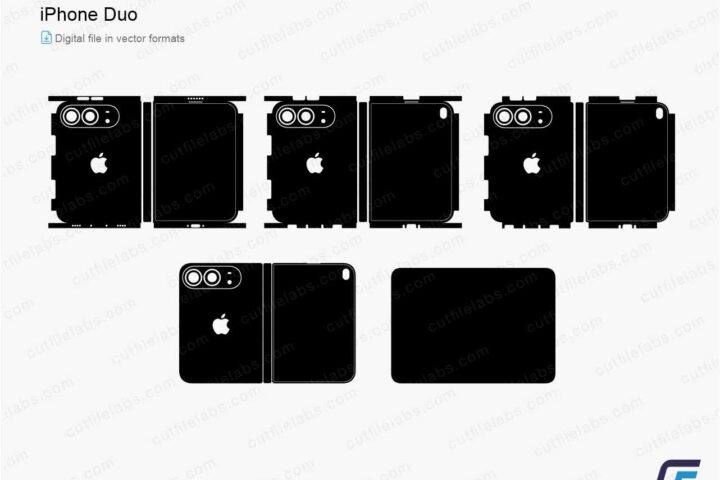 iPhone Duo (2026) Cut File Template