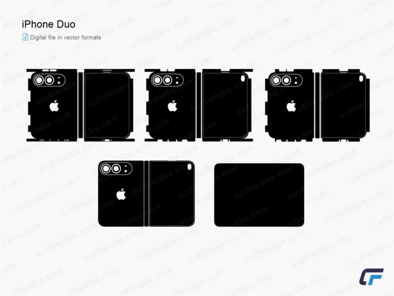 iPhone Duo (2026) Cut File Template